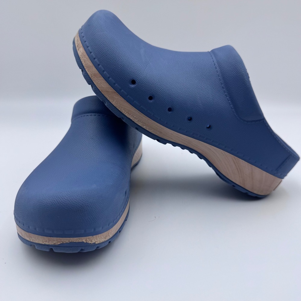 Dansko Kane Blue Molded EVA Slip On Clogs Mules Womens 39 US 8.5-9